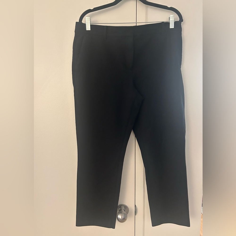 Ann Taylor Classic Black Trousers Size 10 ankle length
